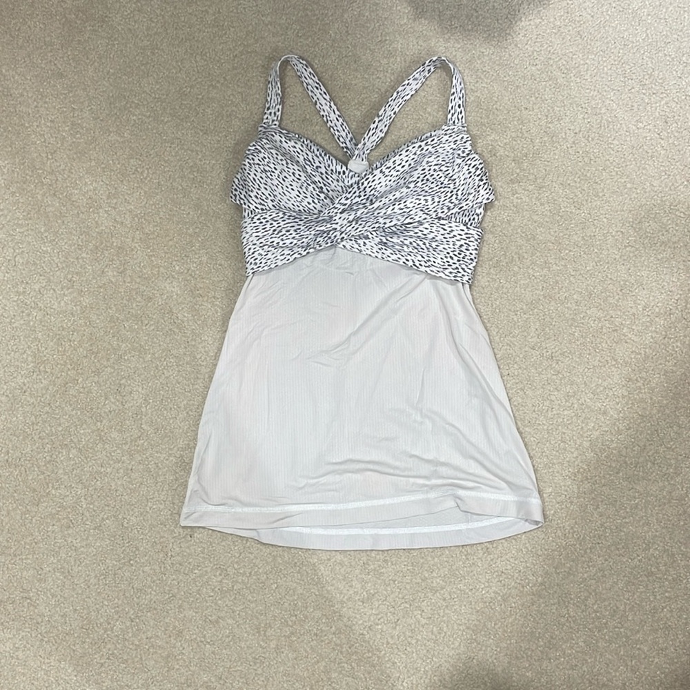 Lululemon White Tank Size 2